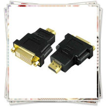 DVI F weiblich TO HDMI M männlich GOLD 1080P PC MAC ADAPTER KONVERTER HD